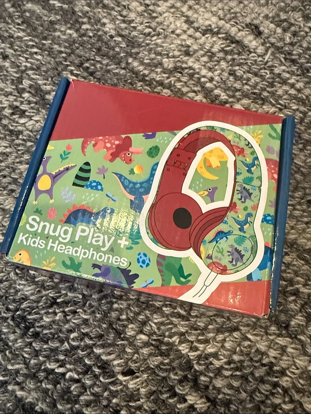 Snug Play + Kids Headphones - Pink & Green Jungle Design